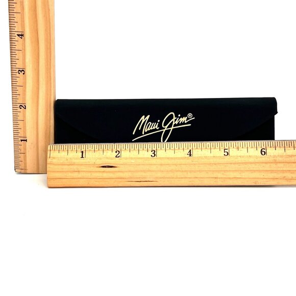 Maui Jim Trifold Black Foldable Sunglasses Eyeglass Case Magnetic Closure - Picture 7 of 9
